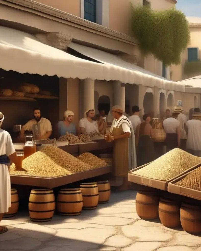 mercado-griego-cebada-historia-cerveza